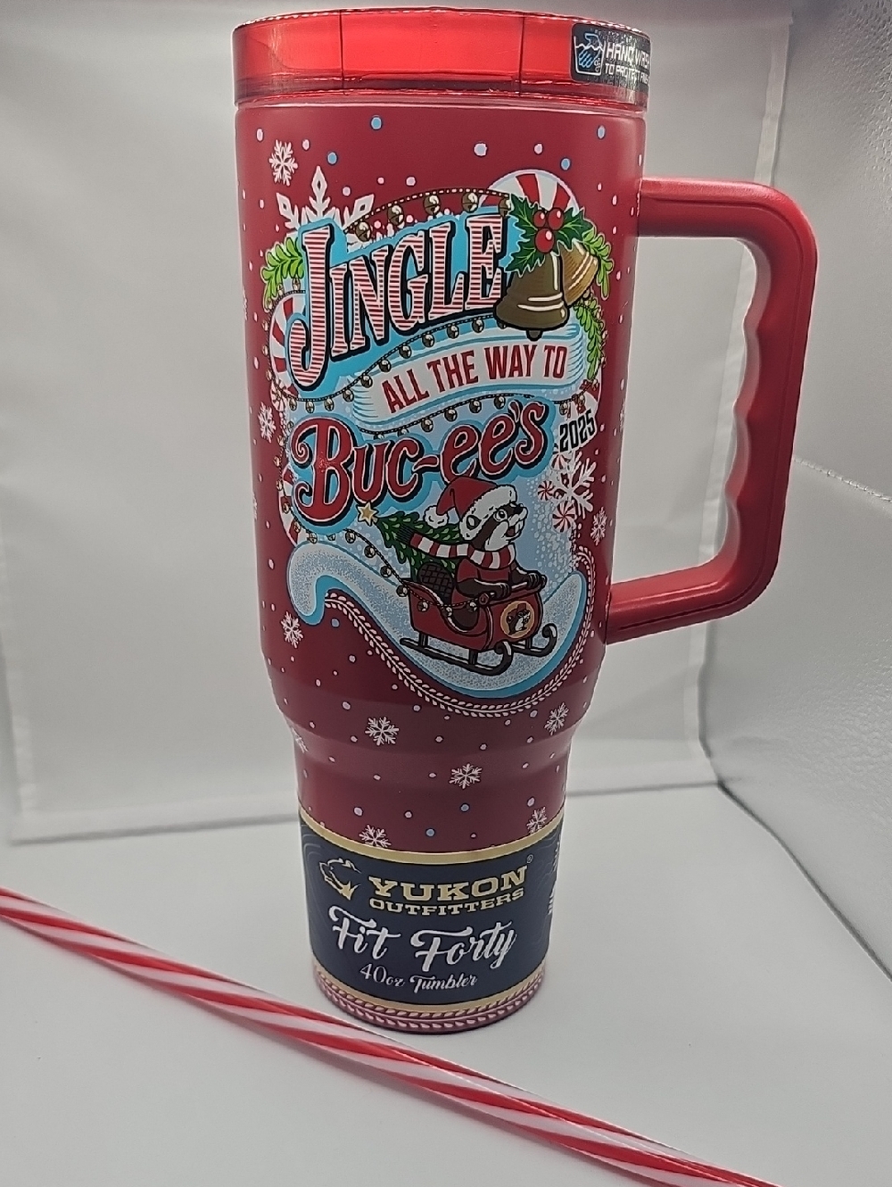 Jingle all the way to Buc-ee's 2025 40 ounce Tumbler